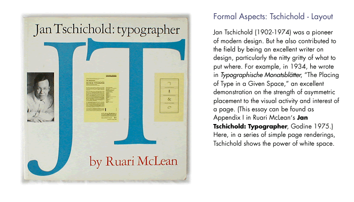 Jan Tschichold: typographer by R McLean